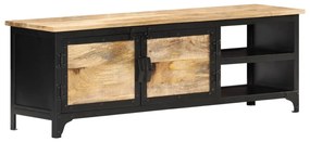Móvel de TV 120x30x40 cm madeira de mangueira maciça