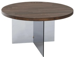 Mesa de Centro Serenity – Nogueira e Cinzento Escuro – 70 cm x 40 cm