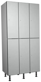 Cacifos Fenólico e Mdf Hidrófulo 1900x900x500mm Triplo 6 Portas