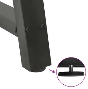 Pés para mesa de jantar em formato A, 2 peças, antracite, 60x(72-73) c