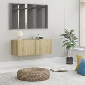 Móvel de TV 80x30x30 cm derivados de madeira carvalho sonoma