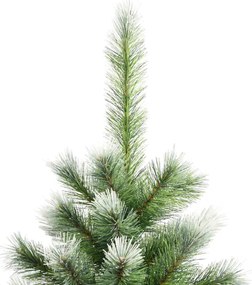 Árvore de Natal artificial articulada c/ flocos de neve 240 cm