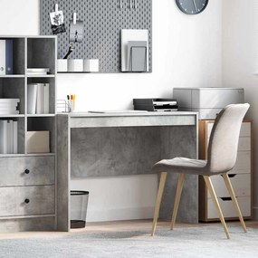 vidaXL Escrivaninha Cinza-Concreto MDF 100 x 50 x 76 cm Escrivaninha