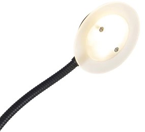 Candeeiro de pé moderno preto flexo LED - CHALA Moderno