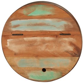 Mesas de centro formato taça 2pcs Ø50x24,5cm madeira recuperada