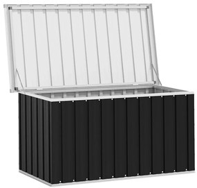 Caixa de arrumação para jardim 129x67x65 cm antracite