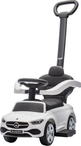 Andarilho forma carro para Crianças, 91 x 40 x 83 cm, Design 2 em 1, Branco