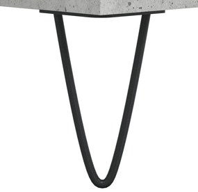 Mesa de centro 50x46x50cm derivados de madeira cinzento-cimento