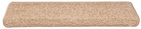 Tapete/carpete para degraus 15 pcs 65x21x4 cm dourado