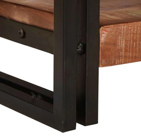 Mesas consola 2 pcs Multicolor Madeira recuperada maciça