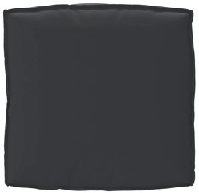 Conjunto de Almofadas para Palete 2 Peças Preto em Tecido Oxford