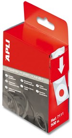 Etiquetas Autocolantes Ø13mm Reforço Branca – Pack 500 Unidades