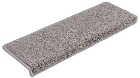 Tapetes de escadas 30 pcs 65x21x4 cm cinzento
