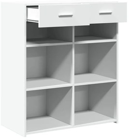 Aparador 80x42,5x93 cm derivados de madeira branco