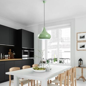 Candeeiro Chandelier Saglam – Mint – Ø30 h:28 cm