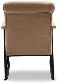 Cadeira de Balanço Yoka – Castanho Claro – 86x71x65 cm