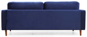 Sofá de 3 Lugares Rome – Azul Marinho – 215 x 90 x 70 cm
