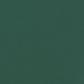 Toldo lateral retrátil 100x600 cm verde-escuro