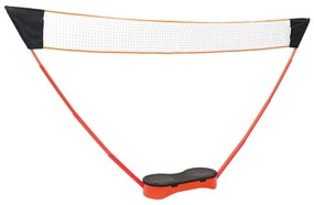 Conjunto de badminton c/ 2 raquetes, rede e estojo 292x30x152cm