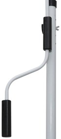 Toldo Manual Retrátil 200x150 cm com Manivela de Alumínio Ângulo Ajust