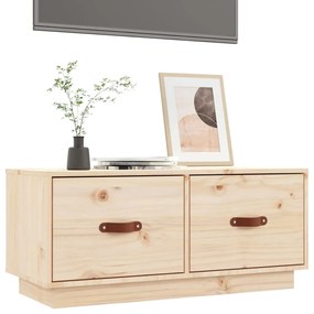 Móvel de TV 80x34x35 cm madeira de pinho maciça