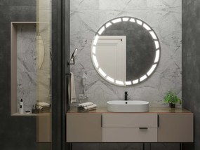 Espelho Redondo LED C8 premium 110x110