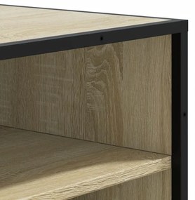 Sapateira 75x38x97,5 cm deriv. de madeira/metal carvalho sonoma