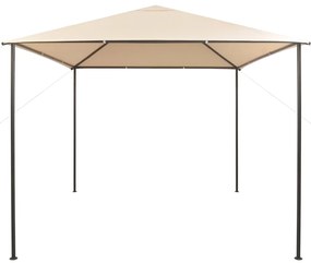 Gazebo tenda com toldo 3x3 m aço bege