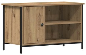 Casa de TV vidaXL Caramelo 80x40x50 cm Madeira engenheirada e Aço