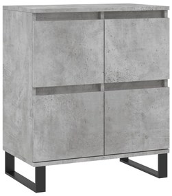 Aparadores 2 pcs derivados de madeira cinzento cimento
