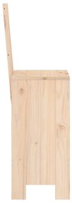 Cadeiras de bar 2 pcs 40x42x120 cm madeira de pinho maciça