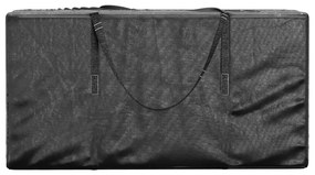 Sacos de arrumação p/ almofadões jardim 2 pcs polietileno preto