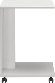 Mesa de Apoio "Volare" - Branco - 35x65x45cm - Design Moderno