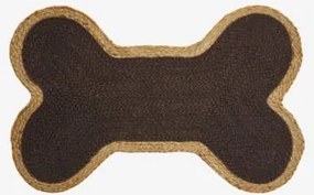 Tapete Para Animais De Estimação 45x70 Cm Em Juta Zeinara Castanho Jute - Castanho Chocolate - Sklum