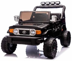 Carro elétrico para crianças Toyota FJ Cruiser XXL 24V 4x4, licença oficial (dois lugares), bateria de lítio portátil, chassis alto, suspensão traseir