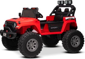 Jipe elétrico para crianças OFFRIDE 4x4 2 Lugares 24V bateria de litio, Rodas Grandes EVA com suspensão nas rodas traseiras, controlo remoto, luzes LE