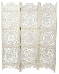 Biombo Dkd Home Decor 8424001850112 Madeira Madeira de Mangueira Madeira Mdf 153 X 2 X 182 cm