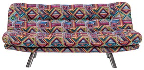 Sofá-Cama de 3 Lugares Misa – Multicolor – 52x175x40 cm
