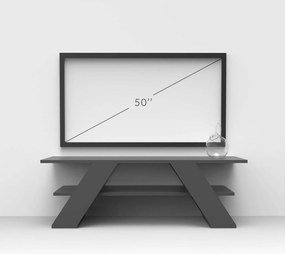 Móvel de TV "Luna" – Branco Areia – 120 x 40 x 33,5 cm – Design Modern