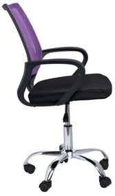 Conjunto Secretária Dek e Cadeira Midi Pro - Violeta