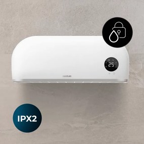 Aquecedor de Casa de Banho cerâmico com 2.000 W ReadyWarm 2000 Max Box Ceramic, display LED, controle remoto e proteção IPX2