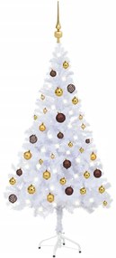 3077492 vidaXL Árvore de Natal artificial pré-iluminada com bolas 230 ramos