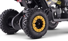 Moto 4 elétrica para crianças ATV Veloci 800W Amarela