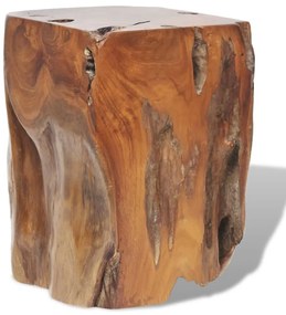 Banco em madeira de teca maciça 30x30x40 cm
