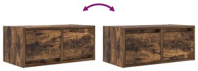 Móveis de TV 2pcs 60x31x25,5cm deriv. madeira carvalho fumado