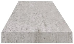 Prateleiras de parede 2 pcs 90x23,5x3,8cm MDF cinzento-cimento