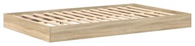 Cama Estante Sonoma Oak 120x200 cm Madeira de Engenharia