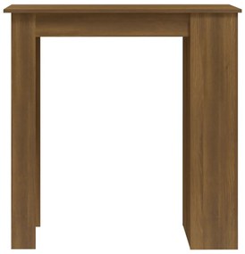 Mesa de bar c/ prateleiras derivados madeira carvalho castanho
