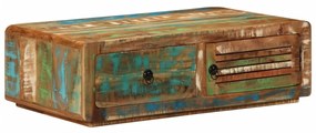 Mesa de centro 89x55x29 cm madeira recuperada maciça