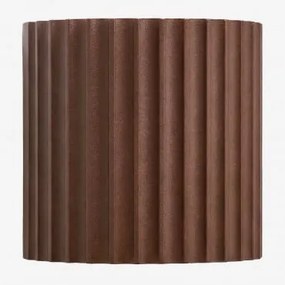 Aplique De Parede Led Para Exterior Em Alumínio Barein Castanho Café - Sklum